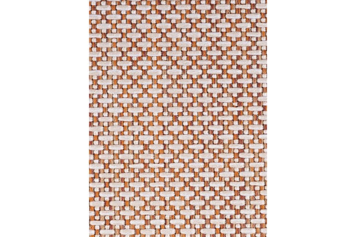 Wiltonmatto Nensi 80x150 cm Suorakaide - Punainen/Kerma - Wilton-matto - Kuviollinen matto & värikäs matto