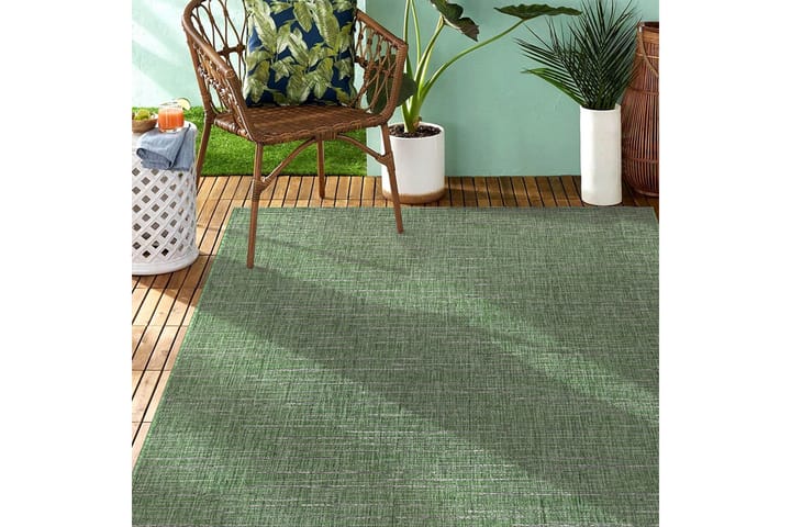 Wiltonmatto Nenu 80x150 cm Suorakaide - Vihreä - Wilton-matto - Kuviollinen matto & värikäs matto