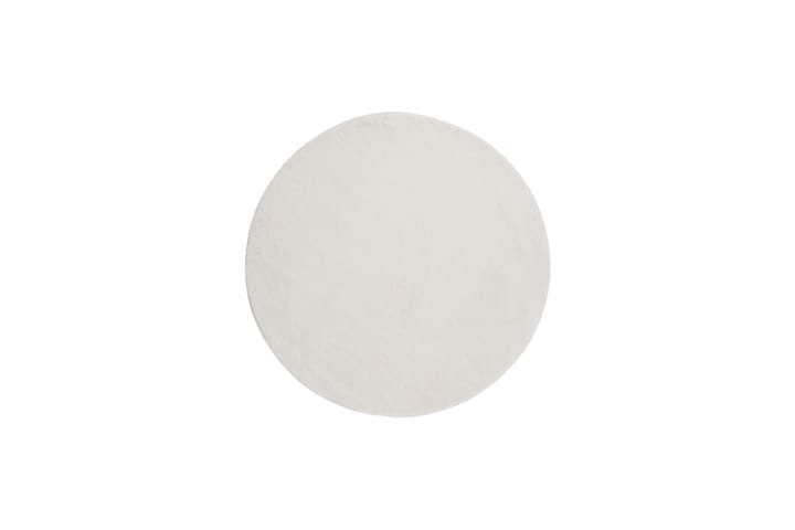 Wiltonmatto Softina Pyöreä Ø240 cm Valkoinen - Valkoinen - Kuviollinen matto & värikäs matto - Wilton-matto