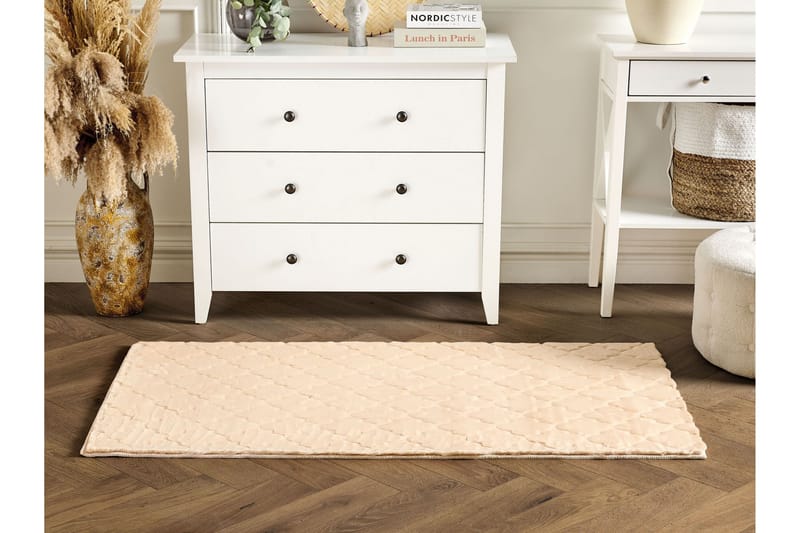 Nahkamatto Gharo 80x150 cm - Beige - Kodintekstiilit & matot - Matto - Talja & nahkamatto