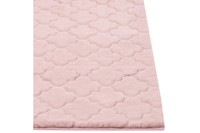 Nahkamatto Gharo 80x150 cm - Vaaleanpunainen - Kodintekstiilit & matot - Matto - Talja & nahkamatto