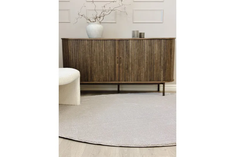 Pestävä matto Pehmeä Muoto - 200x290 cm, Melerattu pellava - Kodintekstiilit & matot - Matto - Tasokudotut matot