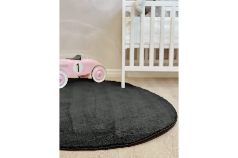 Pestävä matto Pehmeä Muoto - 160x230 cm, Musta - Kodintekstiilit & matot - Matto - Tasokudotut matot