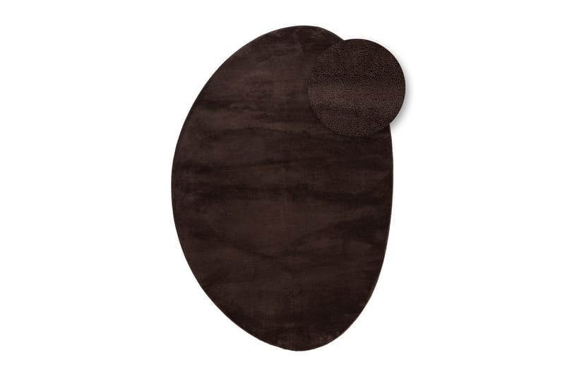 Pestävä matto Pehmeä Muoto - 240x340 cm, Suklaa - Kodintekstiilit & matot - Matto - Tasokudotut matot