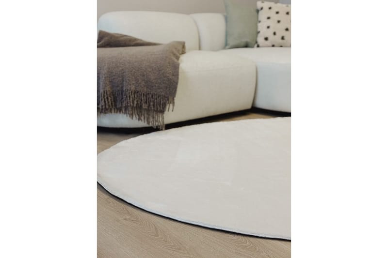 Pestävä matto Pehmeä Muoto - 160x230 cm, Valkoinen - Kodintekstiilit & matot - Matto - Tasokudotut matot