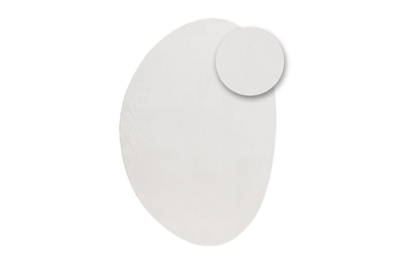 Pestävä matto Pehmeä Muoto - 200x290 cm, Valkoinen - Kodintekstiilit & matot - Matto - Tasokudotut matot