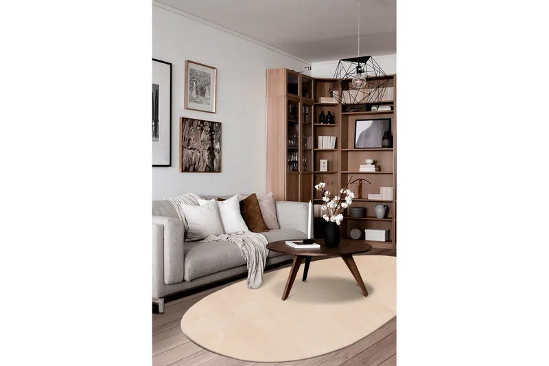 Pestävä matto Pehmeä Muoto - 240x340 cm, Luonto - Kodintekstiilit & matot - Matto - Tasokudotut matot