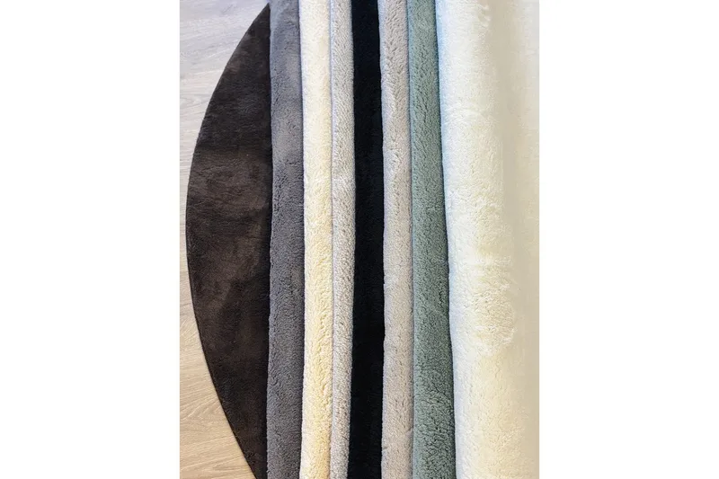 Pestävä matto Pehmeä Muoto - 160x230 cm, Musta - Kodintekstiilit & matot - Matto - Tasokudotut matot