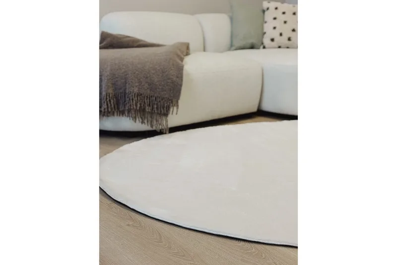 Pestävä matto Pehmeä Muoto - 240x340 cm, Valkoinen - Kodintekstiilit & matot - Matto - Tasokudotut matot