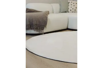 Pestävä matto Pehmeä Muoto - 160x230 cm, Valkoinen - Kodintekstiilit & matot - Matto - Tasokudotut matot