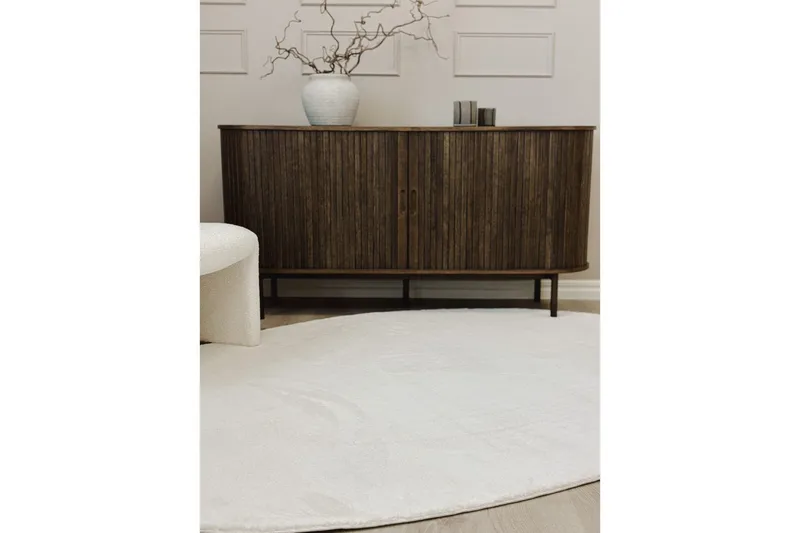 Pestävä matto Pehmeä Muoto - 160x230 cm, Valkoinen - Kodintekstiilit & matot - Matto - Tasokudotut matot