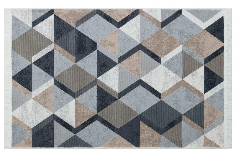 Eteismatto Caleban 80x150 cm - Beige/Musta/Valk/Puuvilla - Kodintekstiilit & matot - Matto - Pienet matot