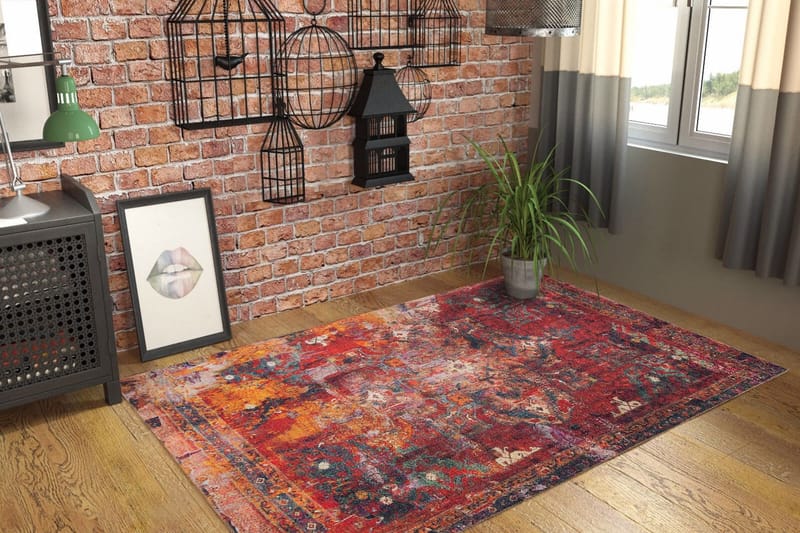 Matto Artloop 75x150 cm - Monivärinen - Kodintekstiilit & matot - Matto - Pienet matot