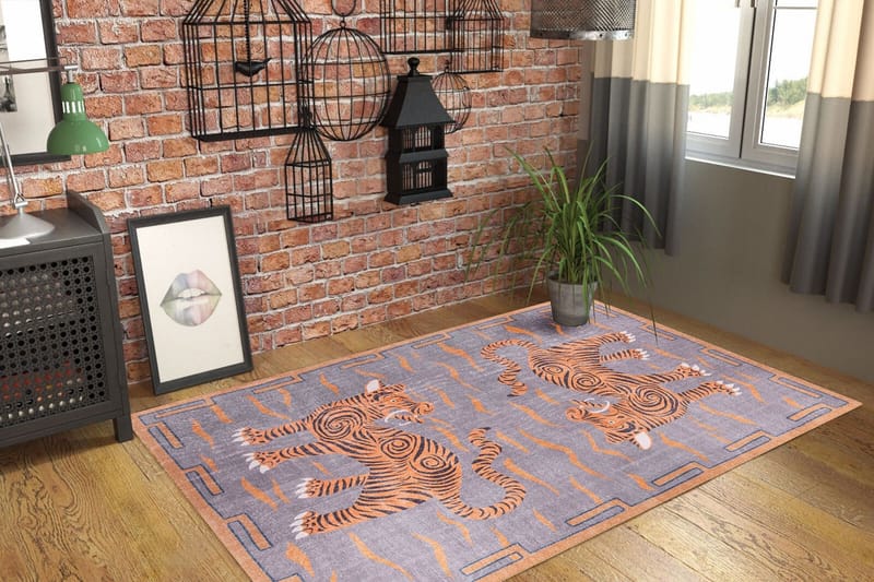 Matto Artloop 75x150 cm - Monivärinen - Kodintekstiilit & matot - Matto - Pienet matot