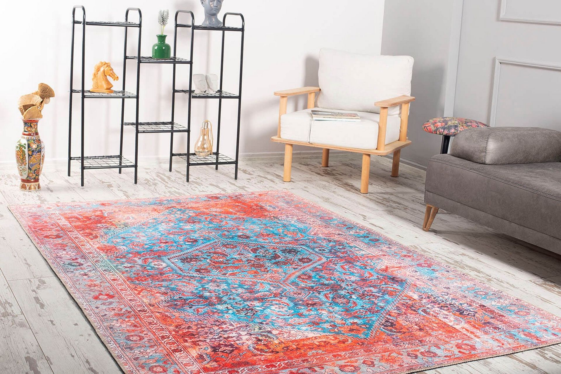 Matto Artloop 75x230 cm - Monivärinen - Kodintekstiilit & matot - Matto - Pienet matot