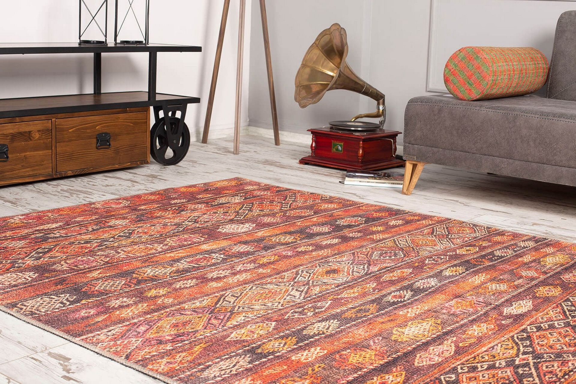 Matto Artloop 75x230 cm - Monivärinen - Kodintekstiilit & matot - Matto - Pienet matot