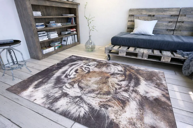 Matto Artloop 75x230 cm - Monivärinen - Kodintekstiilit & matot - Matto - Moderni matto - Wilton-matto