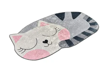 Matto Bigcat 60x100 cm - Monivärinen / Sametti - Kodintekstiilit & matot - Matto - Pienet matot