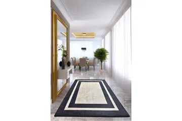 Matto Blackframe 80x150 cm - Monivärinen / Sametti - Kodintekstiilit & matot - Matto - Pienet matot