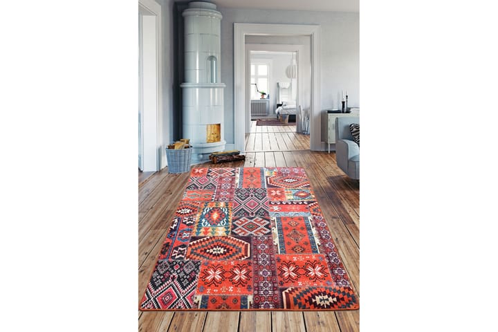 Matto Chilai 80x120 cm - Monivärinen - Wilton-matto - Pienet matot - Kuviollinen matto & värikäs matto
