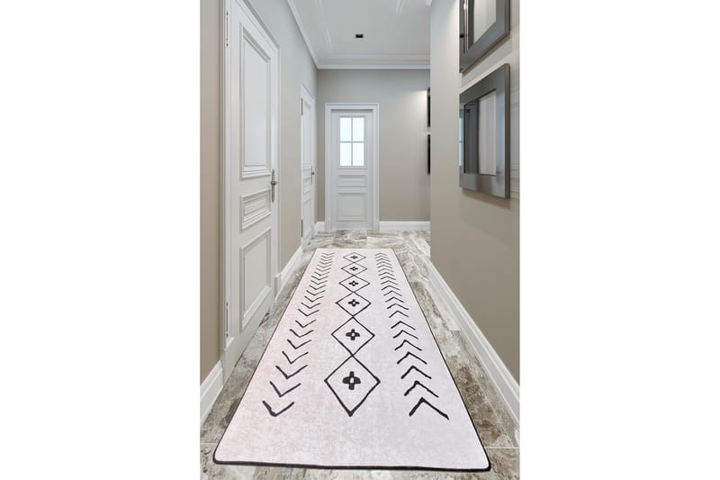 Matto Chilai 80x150 cm - Ecru/Musta - Kodintekstiilit & matot - Matto - Pienet matot