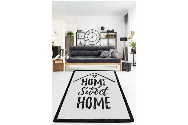 Matto Chilai 80x150 cm, Musta / Valkoinen