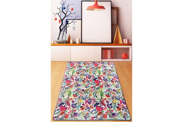 Matto Chilai 80x200 cm - Monivärinen - Wilton-matto - Pienet matot - Kuviollinen matto & värikäs matto