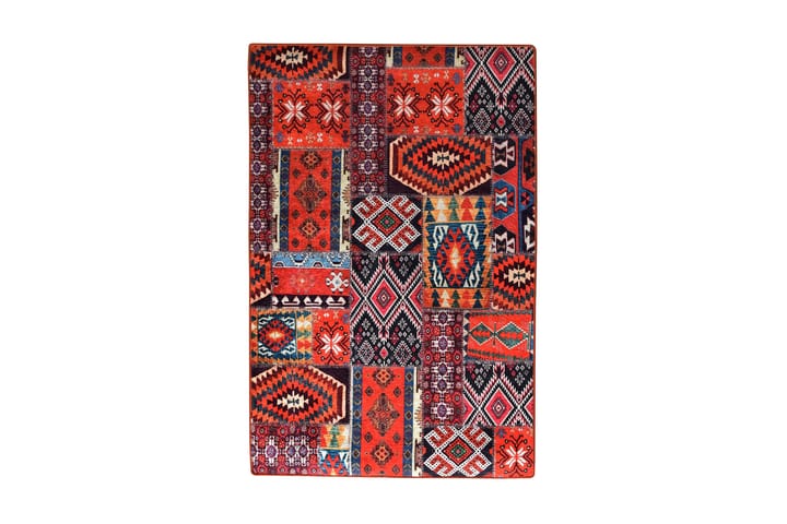 Matto Chilai 80x300 cm - Monivärinen - Wilton-matto - Pienet matot - Kuviollinen matto & värikäs matto