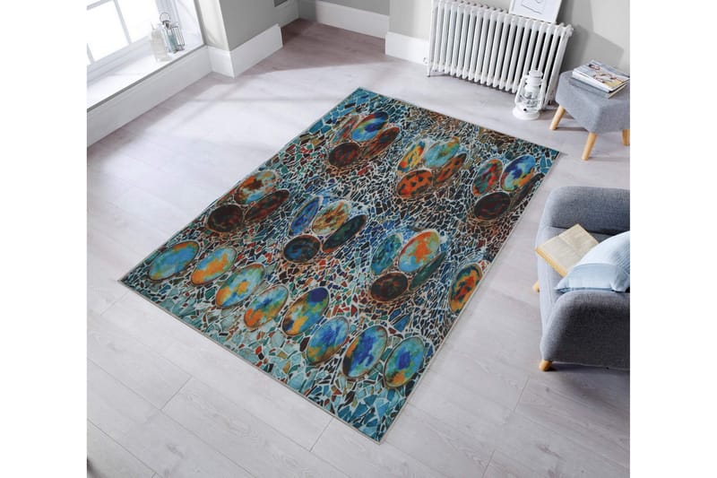 Matto Gezira 80x120 cm - Monivärinen - Kodintekstiilit & matot - Matto - Pienet matot