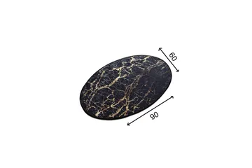 Matto Goldes Ovaali 60x90 cm - Monivärinen / Sametti - Kodintekstiilit & matot - Matto - Pienet matot