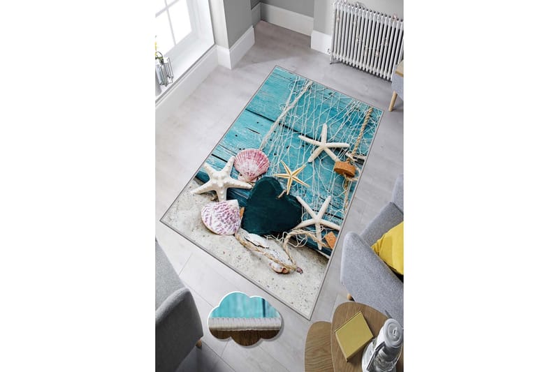 Matto Homefesto 50x80 cm - Monivärinen - Kodintekstiilit & matot - Matto - Moderni matto - Wilton-matto