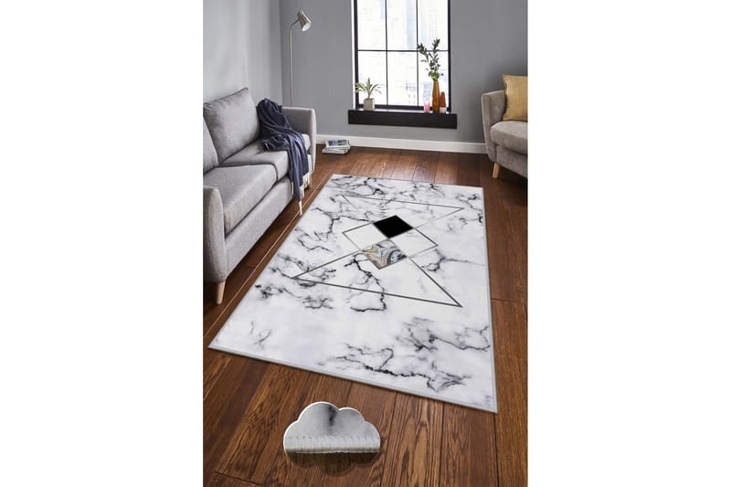 Matto Homefesto 50x80 cm - Monivärinen - Kodintekstiilit & matot - Matto - Moderni matto - Wilton-matto