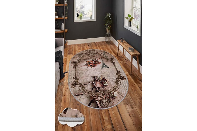 Matto Homefesto 50x80 cm - Monivärinen - Kodintekstiilit & matot - Matto - Moderni matto - Wilton-matto