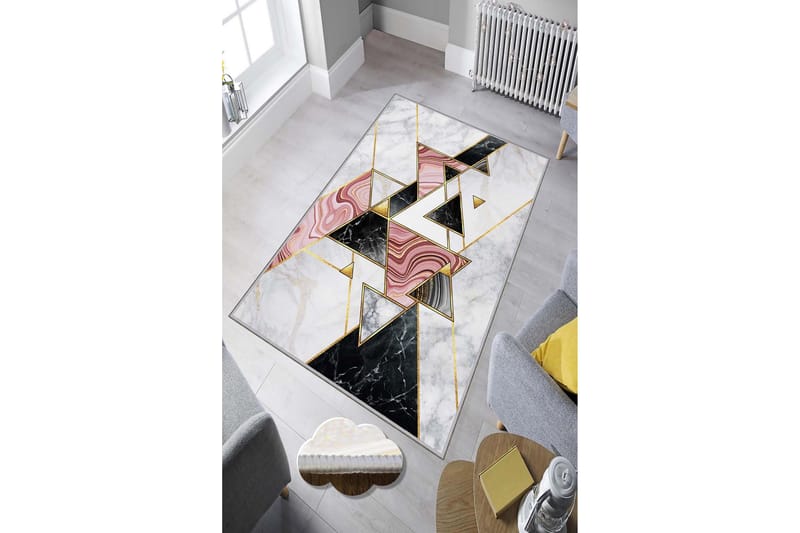 Matto Homefesto 50x80 cm - Monivärinen - Kodintekstiilit & matot - Matto - Pienet matot