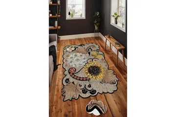 Matto Homefesto 50x80 cm - Monivärinen - Kodintekstiilit & matot - Matto - Pienet matot