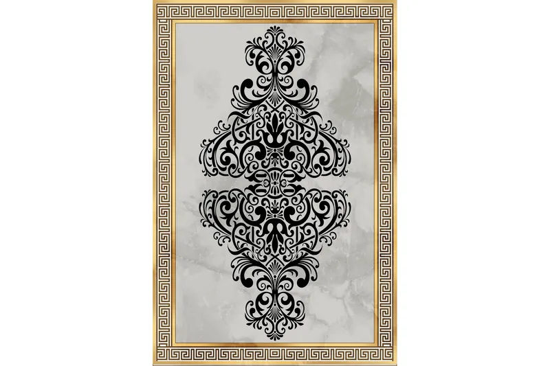 Matto Homefesto 50x80 cm - Monivärinen - Kodintekstiilit & matot - Matto - Moderni matto - Wilton-matto