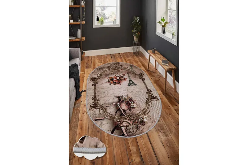 Matto Homefesto 50x80 cm - Monivärinen - Kodintekstiilit & matot - Matto - Pienet matot