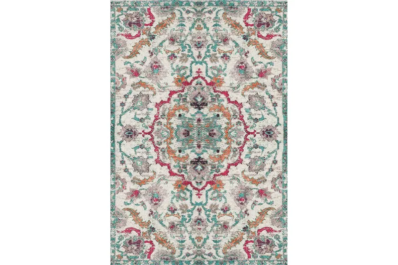 Matto Homefesto 60x100 cm - Monivärinen - Kodintekstiilit & matot - Matto - Moderni matto - Wilton-matto