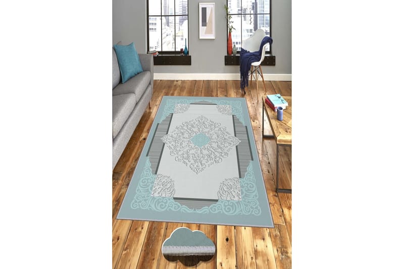 Matto Homefesto 60x100 cm - Monivärinen - Kodintekstiilit & matot - Matto - Moderni matto - Wilton-matto