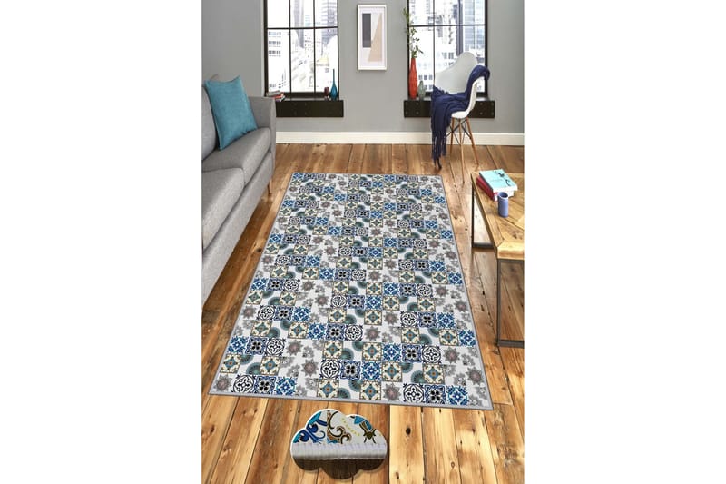 Matto Homefesto 60x100 cm - Monivärinen - Kodintekstiilit & matot - Matto - Moderni matto - Wilton-matto