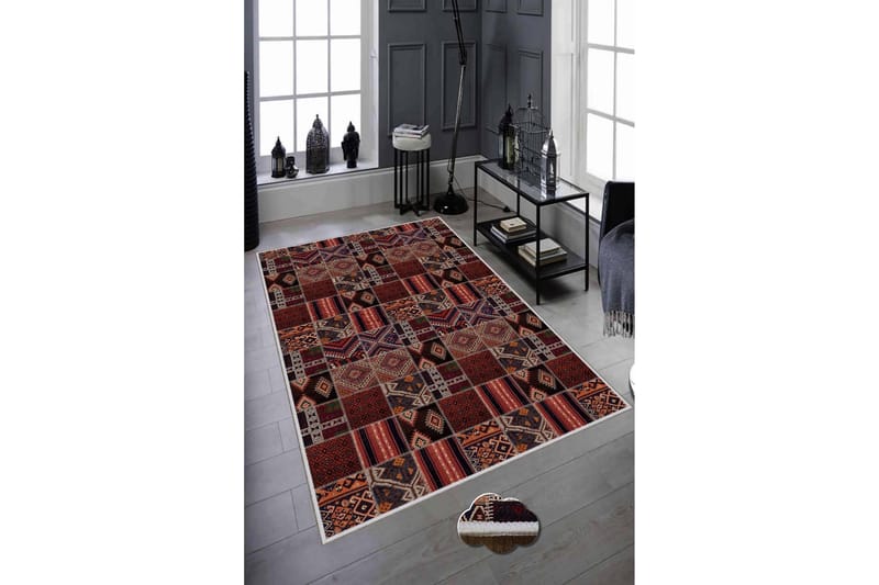 Matto Homefesto 60x100 cm - Monivärinen - Kodintekstiilit & matot - Matto - Moderni matto - Wilton-matto