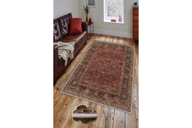 Matto Homefesto 60x100 cm - Monivärinen - Kodintekstiilit & matot - Matto - Pienet matot