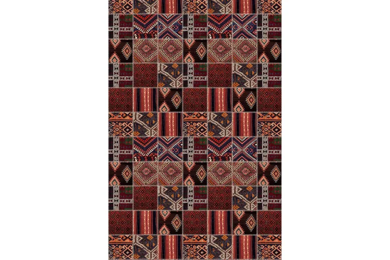 Matto Homefesto 60x100 cm - Monivärinen - Kodintekstiilit & matot - Matto - Moderni matto - Wilton-matto