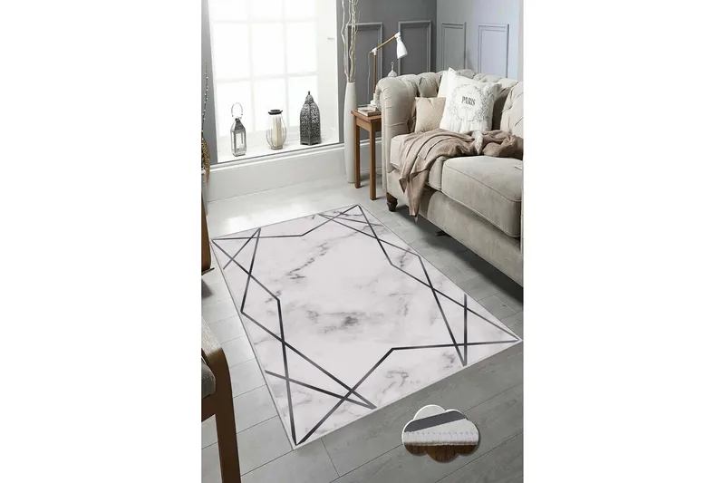 Matto Homefesto 60x100 cm - Monivärinen - Kodintekstiilit & matot - Matto - Pienet matot