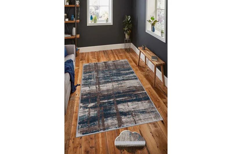 Matto Homefesto 60x100 cm - Monivärinen - Kodintekstiilit & matot - Matto - Moderni matto - Wilton-matto