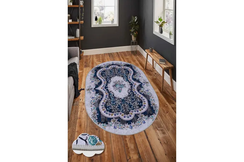 Matto Homefesto 60x100 cm - Monivärinen - Kodintekstiilit & matot - Matto - Moderni matto - Wilton-matto