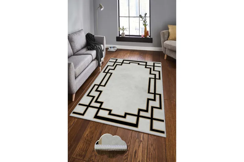 Matto Homefesto 60x100 cm - Monivärinen - Kodintekstiilit & matot - Matto - Pienet matot