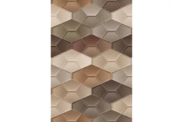 Matto Homefesto 60x100 cm - Monivärinen - Kodintekstiilit & matot - Matto - Pienet matot