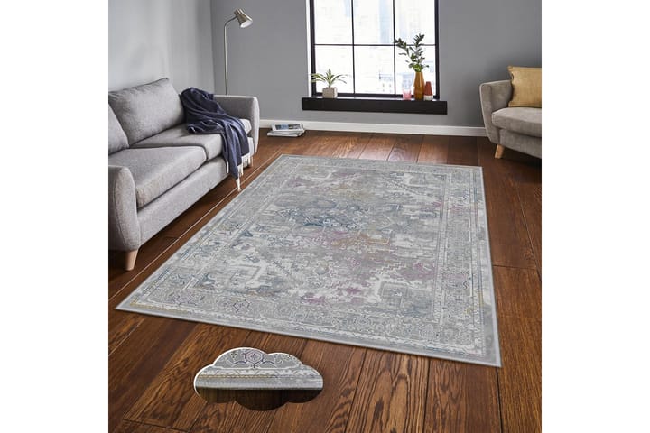 Matto Homefesto 7 80x120 cm - Monivärinen - Kuviollinen matto & värikäs matto - Pienet matot - Wilton-matto