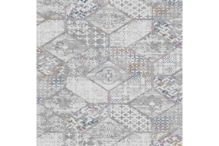 Matto Homefesto 7 80x300 cm - Monivärinen - Wilton-matto - Pienet matot - Kuviollinen matto & värikäs matto